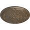 Ekena Millwork Athens Ceiling Medallion (Fits Canopies up to 3 5/8"), Hand-Painted Warm Silver, 26 1/4"OD x 3 1/4"P CM27ATWSS - alternate 2